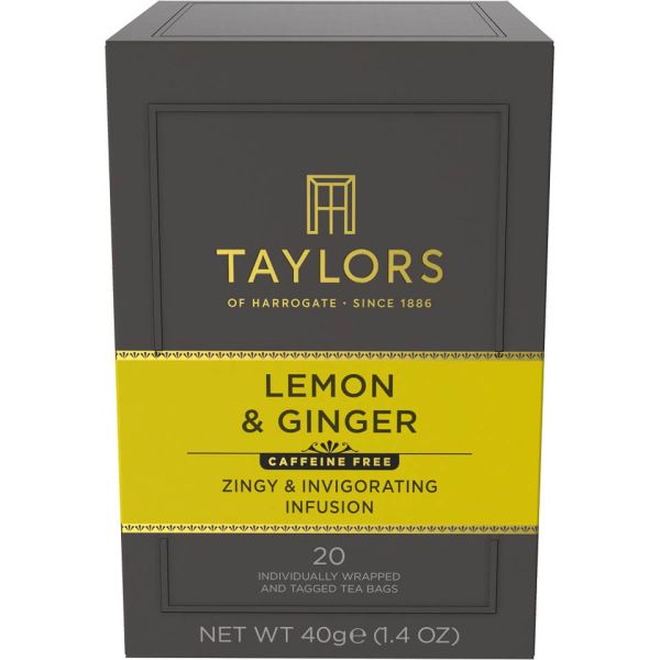 Taylors of Harrogate Lemon & Ginger, 20 Teebeutel (40 g)