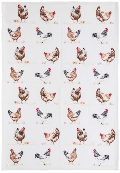 Geschirrtuch Chickens - Hühner