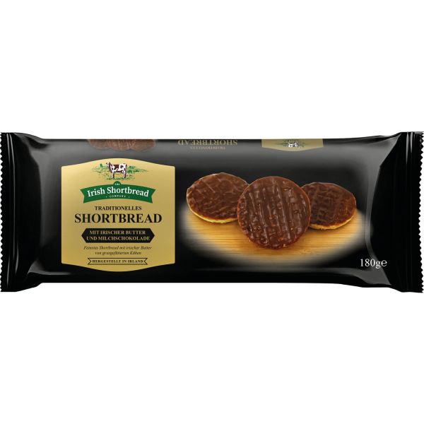 The Irish Shortbread Company Shortbread mit Vollmilchschokolade, 150 g