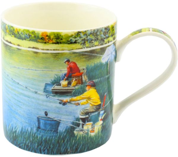 Becher Zwei Angler