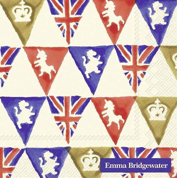 Cocktail-Servietten Union Jack Bunting, Emma Bridgewater