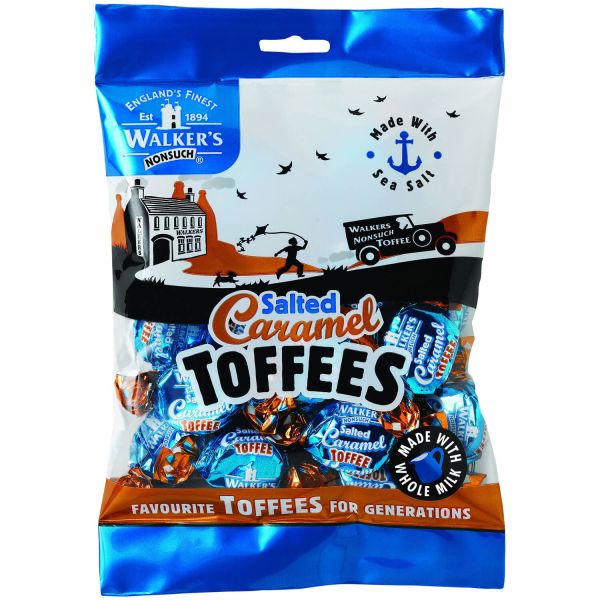 Walker's Nonsuch Salted Caramel Toffees, 150 g