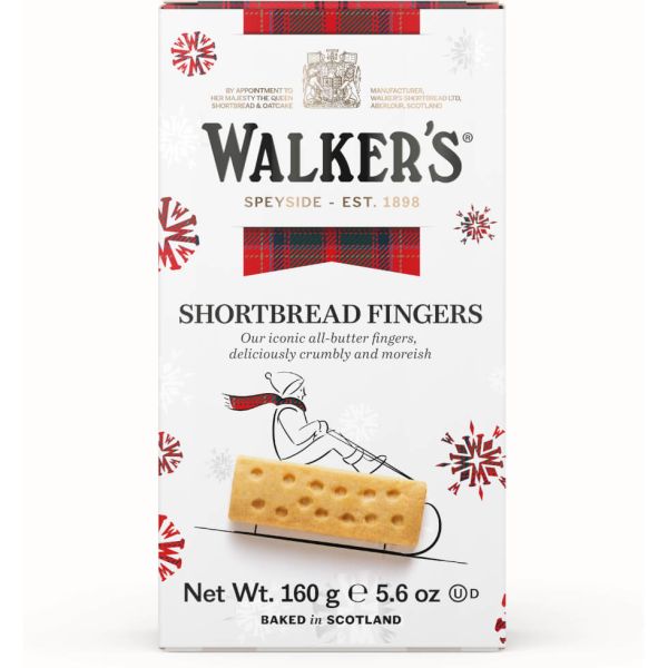 Walkers Shortbread Fingers Winter-Edition, 160 g