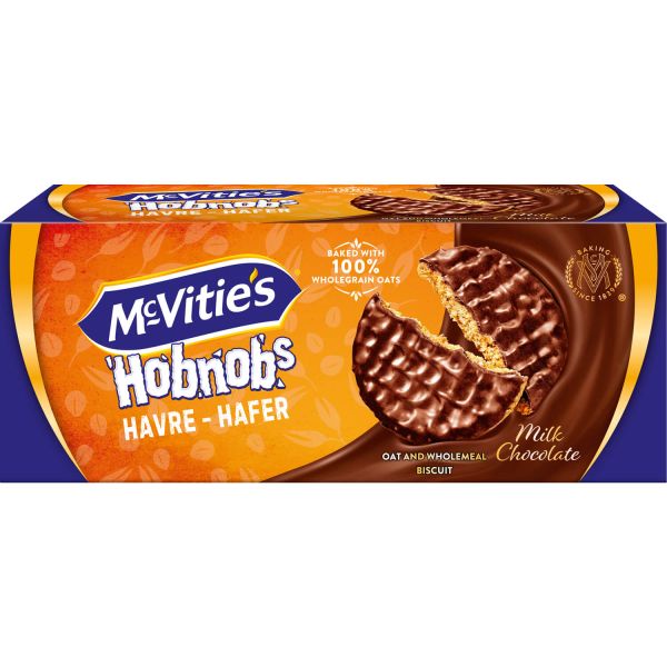 McVities Oatcrunch Hobnobs Milk Chocolate