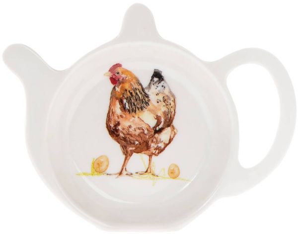 Teebeutel-Ablage Chickens - Hühner