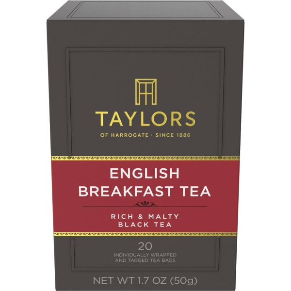 Taylors of Harrogate English Breakfast Tea, 20 Teebeutel (50 g)