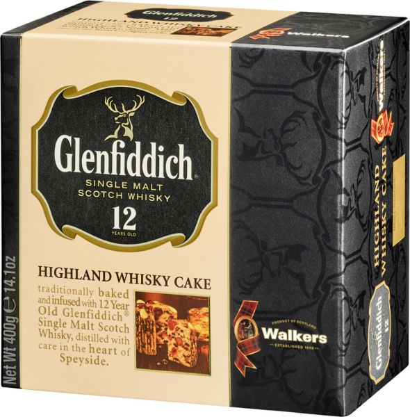 Walkers Glenfiddich Highland Whisky Cake, 400 g