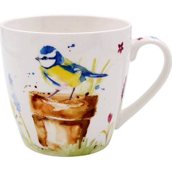 Becher Blue Tit - Blaumeise, Jennifer Rose, Breakfast Mug XL