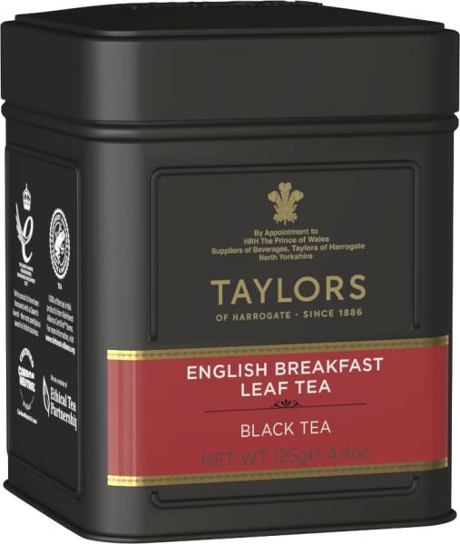 Taylors of Harrogate English Breakfast Tea, loser Tee, Dose, 125 g