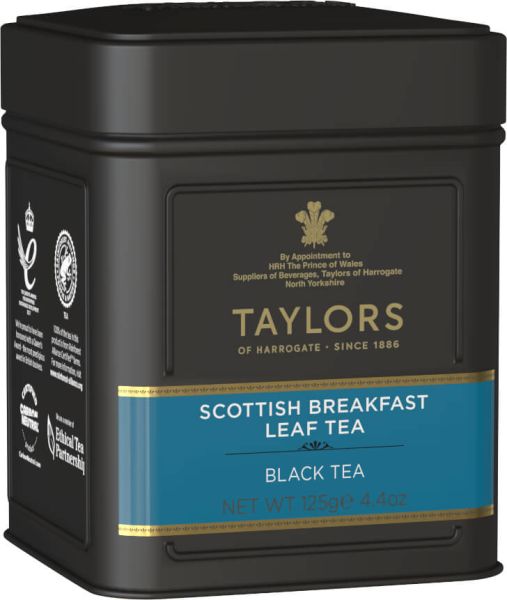 Taylors of Harrogate Scottish Breakfast Tea, loser Tee, Dose, 125 g