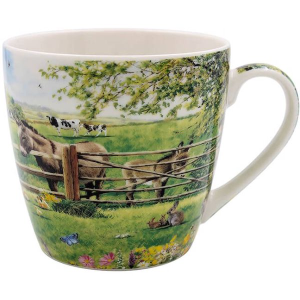 Becher Donkey Farm - Eselfarm, Breakfast Mug XL
