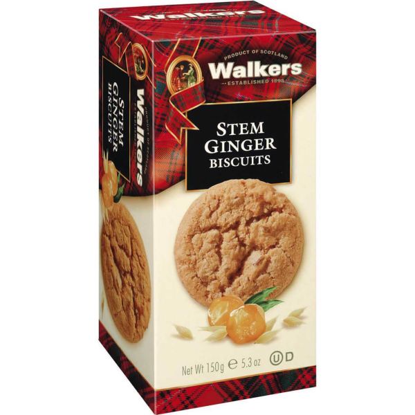 Walkers Stem Ginger Biscuits, 150 g